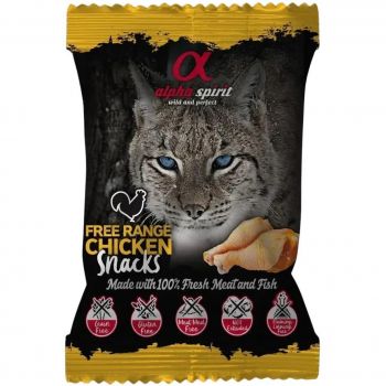 Ласощі для котів Alpha Spirit Cat Snacks Chicken кубики з курятини 50г (as8004350) Ласощі для котів Alpha Spirit Cat Snacks Chicken кубики з курятини 50г (as8004350) | Фото 1