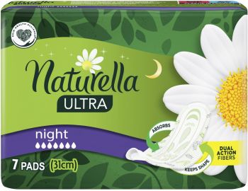 Гігієнічні прокладки NATURELLA Ultra Camomile Night Single, ароматизовані 7 шт. (4015400435846) | Фото 3