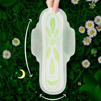 Гігієнічні прокладки NATURELLA Ultra Camomile Night Single, ароматизовані 7 шт. (4015400435846) | Фото 9