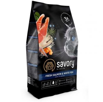 Savory зі свіжим лососем та білою рибою 400 г (4820232630013) | Фото 8