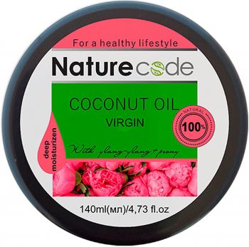 Олія кокосова натуральна для тіла Nature Code з ефірною олією іланг-ілангу 140мл (4820205302718) | Фото 2