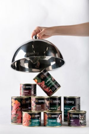 Вологий корм для дорослих собак Savory з качкою 100г Вологий корм для дорослих собак Savory з качкою 100г | Фото 4