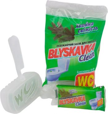 Освіжаючий засіб для унітазу Blyskavka Clean Хвойна свіжість (4820055140942) | Фото 2