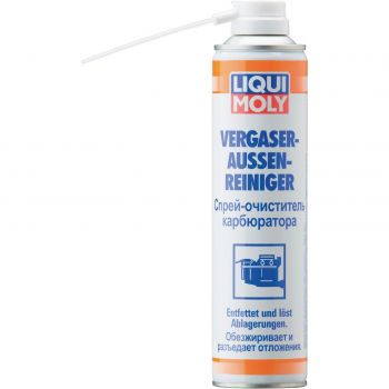 Очищувач LIQUI MOLY очисник поверхні карбюратора Vergaser-Aussen-Reiniger 0,4 л (4100420033254) Очищувач LIQUI MOLY очисник поверхні карбюратора Vergaser-Aussen-Reiniger 0,4 л (4100420033254) | Фото 1