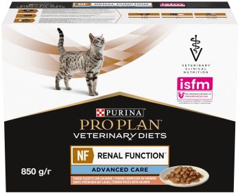 Вологий корм при хворобах нирок Purina Pro Plan Veterinary Diets NF Renal Function з лососем 10x85 г (7613287873699) Вологий корм при хворобах нирок Purina Pro Plan Veterinary Diets NF Renal Function з лососем 10x85 г (7613287873699) | Фото 9