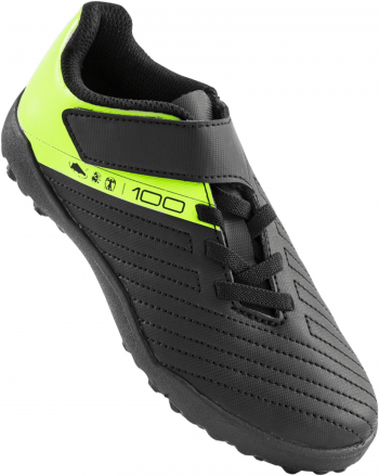 Сороконіжки дитячі Kipsta 100 Easy TF 8668806 25 чорні (4422715_Kipsta) | Фото 6