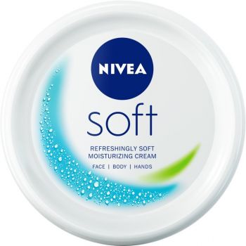 Освіжаючий зволожуючий крем NIVEA Soft для обличчя, рук та тіла 100 мл (4006000009537) | Фото 1