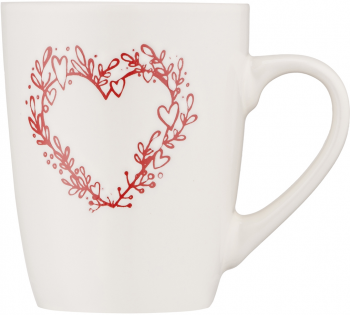 Чашка ARDESTO Heart, 320мл, білий (AR3467W) Купить чашку, кружку Чашка ARDESTO Heart, 320мл, білий (AR3467W) | Фото 4