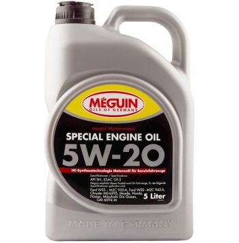 Моторна олива Meguin Special Engine Oil SAE 5W-20, 5 л (9499-Meguin) | Фото 1