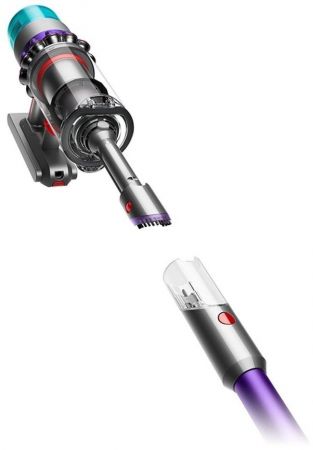 Купить пылесос Акумуляторний пилосос Dyson Gen5 Detect Absolute 446989-01 (Nickel/Purple) | Фото 3