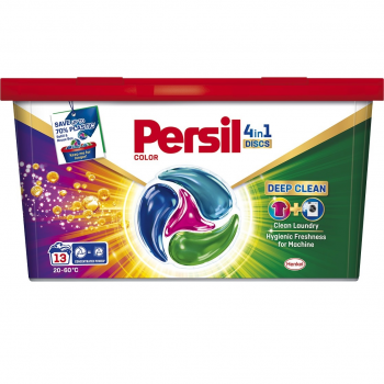 Купить стиральное средство Капсули для прання Persil 4in1 Discs Color Deep Clean 13 шт | Фото 1