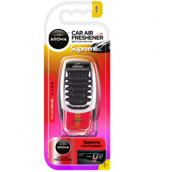 Ароматизатор повітря Aroma Car Supreme Slim 7мол. – Strawberry (92139) (5907718921397) | Фото 1