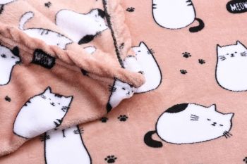 Плед ARDESTO Flannel 160х200 см котики (ART0108PB) | Фото 2