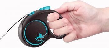 Повідець-рулетка Flexi Black Design XS до 8 кг 3 м блакитний (4000498033234) | Фото 6