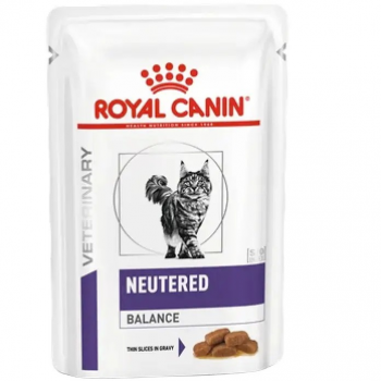 Вологий корм для котів Royal Canin Neutered Balance схильних до набору ваги 85г | Фото 1