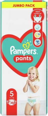 Підгузки-трусики PAMPERS Pants Junior (12-17 кг) Джамбо, 48 шт (8006540069325) | Фото 4
