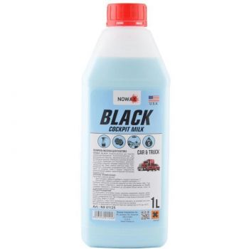Поліроль Nowax для пластику концентрат/Black Cockpit Milk/1л. (NX01125) | Фото 1