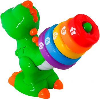Купить игрушку музыкальную и развивающую Двомовна розвиваюча іграшка KIDDI SMART ДИНОЗАВРИК КВІТНОГРАЙ (українська та англ.) (4279T-KS) | Фото 5