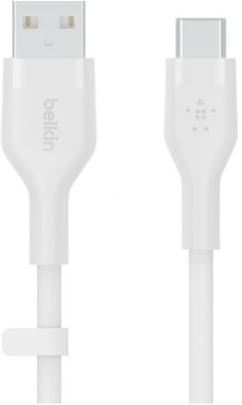 BELKIN USB-A - USB-C, SILICONE, 2m, white (CAB008BT2MWH) | Фото 4