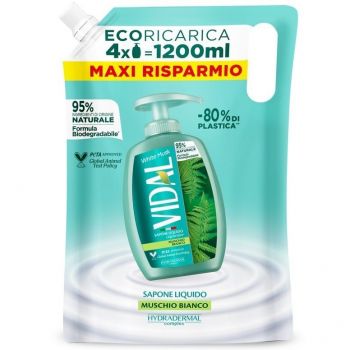 Мило рідке Vidal Білий мускус дойпак 1.2 л (8008970056173) | Фото 1
