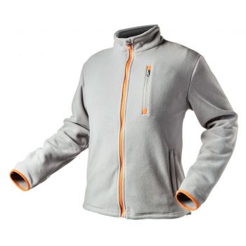 Купить спецодежду для строительных работ NEO Кофта флисовая,  р. XL(56), 300 г/м2, 3 кармана на молнии, сертификат CE (81-501-XL) | Фото 1