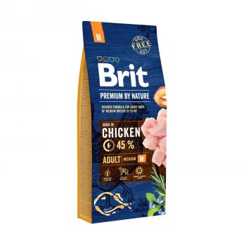 Brit Premium Adult M зі смаком курки 15 кг (85956025263760 | Фото 1