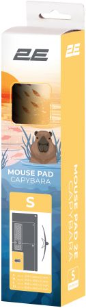 Килимок для миші 2E CAPYBARRA S Yellow (250х200х2мм) (2E-PAD-S-CAPY-YELLOW) Килимок для миші 2E CAPYBARRA S Yellow (250х200х2мм) (2E-PAD-S-CAPY-YELLOW) | Фото 2