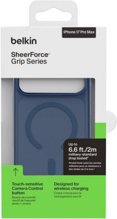 Чохол BELKIN для APPLE iPhone 17 Pro Max Magnetic Protective Grip Navy (MSA036HQNY) | Фото 2
