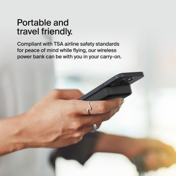 Портативний акумулятор BELKIN 10000mAh MagSafe Wireless Qi2 Black (BPD008BTBK) | Фото 6