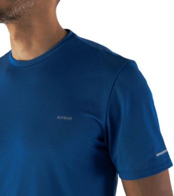 Футболка чоловіча для бігу Kiprun Run Dry+ 8861727 S синя (5105068_Kiprun) | Фото 4