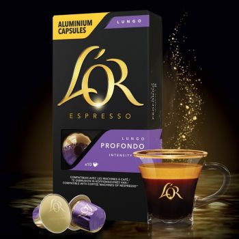 Кава L`OR капсули Lungo Profondo, 100% арабіка , 10шт, Nespresso (8711000360569) | Фото 10