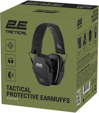2E Defence Black NRR: 25 dB, пасивні (2E-TPE016BK) | Фото 4