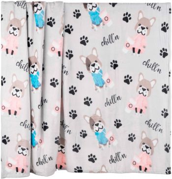 Плед Ardesto Flannel, 160х200 см, бульдоги (ART0112PB) Плед Ardesto Flannel, 160х200 см, бульдоги (ART0112PB) | Фото 3