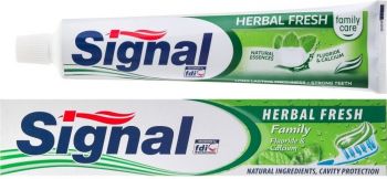 Зубна паста Signal Природна свіжість для сім'ї 75мл (5900300056002) Зубна паста Signal Природна свіжість для сім'ї 75мл (5900300056002) | Фото 2