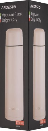 Термос ARDESTO Bright City 1000 мл, бежевий (AR2610BG) Термос ARDESTO Bright City 1000 мл, бежевий (AR2610BG) | Фото 5