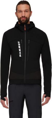 Куртка для туризму Mammut (1011-01920) Aenergy SO Hybrid Hooded Jacket Men 2024 black M чорний | Фото 7
