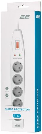 Мережевий фільтр 2E 5хSchuko 3G*1.5мм, 3м, white (2E-SP515M3WH) Мережевий фільтр 2E 5хSchuko 3G*1.5мм, 3м, white (2E-SP515M3WH) | Фото 6