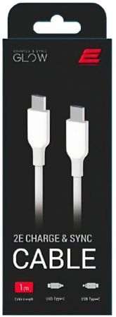 2E USB-C - USB-C Glow 60W 1m White (2E-CCCC-WH) | Фото 2