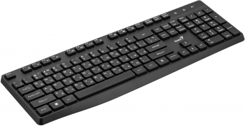 Клавіатура GENIUS KB-7200, 104key, WL, EN/UKR, Black (31320002406) Клавіатура GENIUS KB-7200, 104key, WL, EN/UKR, Black (31320002406) | Фото 2