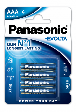 PANASONIC EVOLTA AAA BLI 4 ALKALINE (LR03EGE/4BP) | Фото 1