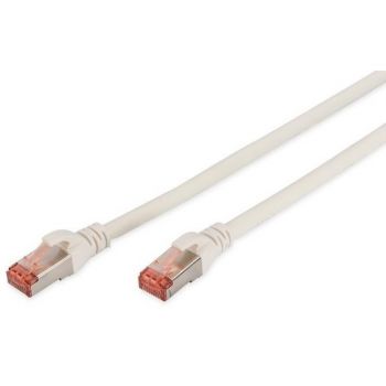DIGITUS CAT 6 S-FTP, 0.5м, AWG 27/7, LSZH, білий (DK-1644-005/WH) | Фото 1