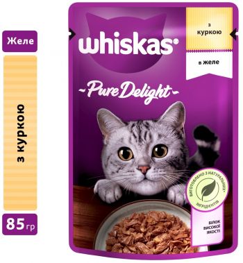 WHISKAS Pure Delight з куркою в желе 85г (5900951303333) WHISKAS Pure Delight з куркою в желе 85г (5900951303333) | Фото 5
