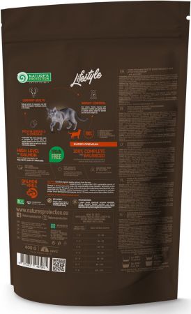 Сухий корм для котів Lifestyle Grain Free Sterilised Adult з лососем 400г (NPLS45798) Сухий корм для котів Lifestyle Grain Free Sterilised Adult з лососем 400г (NPLS45798) | Фото 1