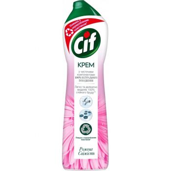Крем для чищення кухні Cif Рожева свіжість 500 мл (8712561454131) | Фото 3