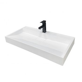 Купить раковину Раковина Adamant Vision 1000х455х110мм біла (4824296205001) | Фото 1