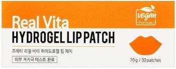 Зволожуючі патчі для губ Prreti Real Vita Hydrogel Lip Patch 30 шт (8809738320884) | Фото 2