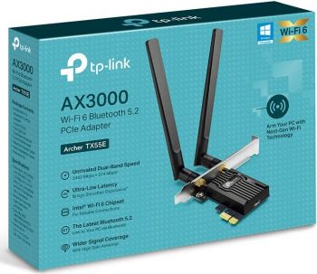 Wi-Fi адаптер TP-LINK Archer TX55E AX3000 BT5.2 PCI Express (ARCHER-TX55E) | Фото 2