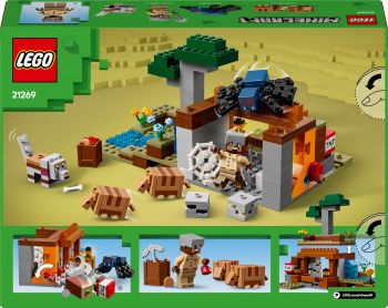 Конструктор LEGO Minecraft Шахтна експедиція «Броненосець» (21269) Конструктор LEGO Minecraft Шахтна експедиція «Броненосець» (21269) | Фото 3