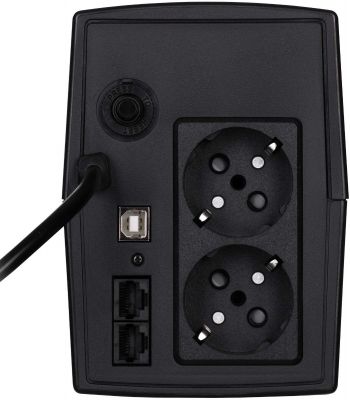 ДБЖ 2E DD850, 850VA/480W, LCD, USB, 2xSchuko (2E-DD850) | Фото 3