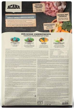 Сухий корм для дорослих собак дрібних порід Acana Adult Small Breed Recipe курча, індичка 2 кг (a52320) | Фото 5